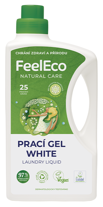 FEEL ECO Prací gel WHITE na bílé prádlo - 1,5l
