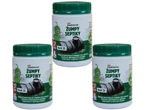 Bacti ZS - Bakterie do žump a septiků 0,5kg - Výhodné balení 3 ks za 735,-Kč