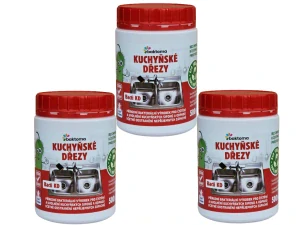 Bacti KD - Bakterie do kuchyňských dřezů 0,5kg - Výhodné balení 3 ks za 749,-Kč